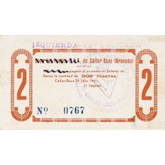 2 Pesetas Cúllar-Baza