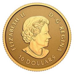 10 Dollars In the name of Elizabeth II, GML fractionnal set, 1⁄4 oz