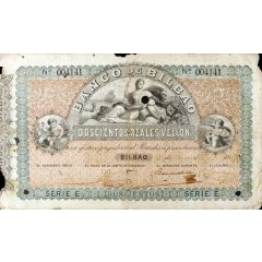 200 Reales de Vellón Banco de Bilbao