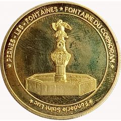 Jeton touristique - Fonderie Saint Luc - Pernes-les Fontaines - Fontaine du cormoran