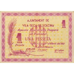 1 Peseta Vila-seca de Solcina
