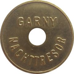Safe deposit token - Garny Nachttresor type 6