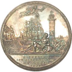 Lifting of the Elbe river blockade Hamburg