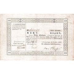 10 Gulden Coin Note