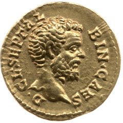 Aureus - Clodius Albinus SAECVLO FRVGIFERO COS II, Saeculum Frugiferum