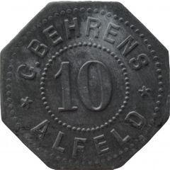 10 Pfennig - Alfeld C. Behrens