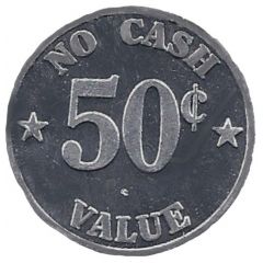 50 Cents Token - No Cash Value Charlotte, North Carolina