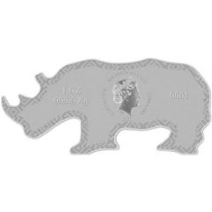 2 Dollars - Elizabeth II Black rhinoceros