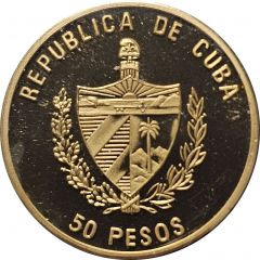 50 Pesos Anne Bonny - Piedfort