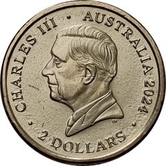 2 Dollars - Charles III 1st Portrait - Paris Olympics - Community