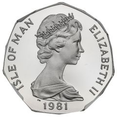 50 Pence - Elizabeth II Christmas, Platinum Proof