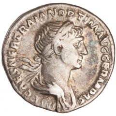 Denarius - Trajan PARTHICO P M TR P COS VI P P S P Q R, Felicitas