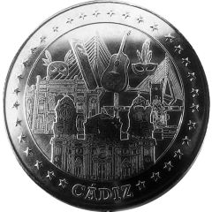 Medal - Cádiz Silver colour