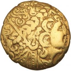 Stater bust facing right