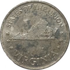Token - Shell’s States of the Union Coin Game, Version 1 Virginia