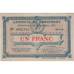 1 Franc - Commune de Cornimont [88]