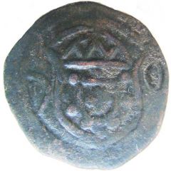 1 Atiá `4 Duganis` - Maria I and Pedro III Dio mint