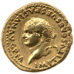 Aureus - Titus TR P VIIII IMP XV COS VII P P
