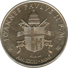50 Lire - Ioannes Paulus II Pius XII