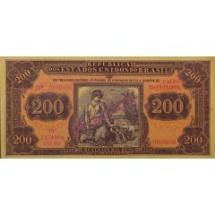 200 Mil Réis Thesouro Nacional, 15th. Print