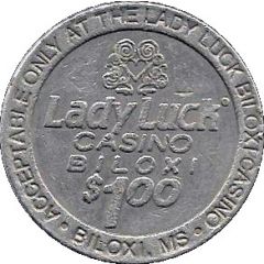 1 Dollar Gaming Token - Lady Luck Casino Biloxi, MS