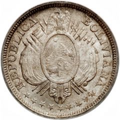 1/2 Boliviano / 50 Centavos