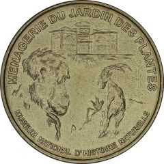 Monnaie de Paris Tourist Token - Ménagerie du jardin des plantes Le singe et le bouquetin