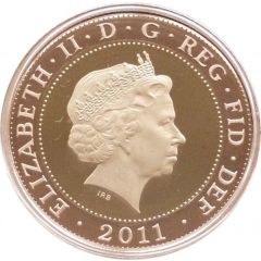 2 Pounds - Elizabeth II Mary Rose, Gold Proof