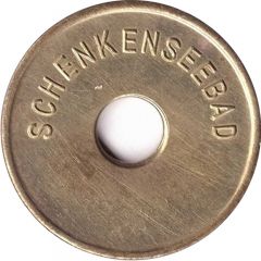 Public Swimming Pool Token - Schenkenseebad