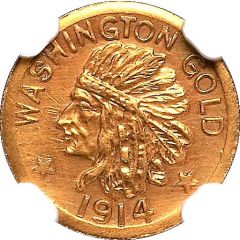 Dollar - Washington Gold