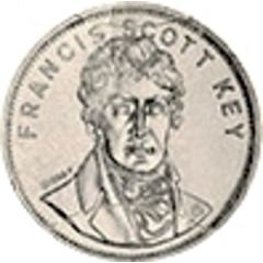 Token - Shell`s Famous Facts and Faces Game Francis Scott Key