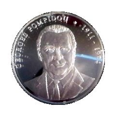 Les présidents Français Georges Pompidou