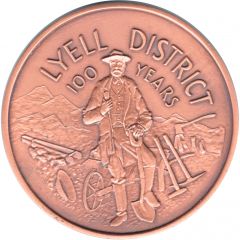 Medal - Lyell District Centenary 1883 - 1983 Centenary Souvenir