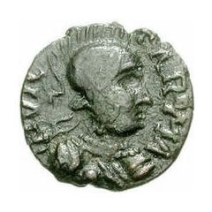 10 Nummi - Athalaric Rome, person standing