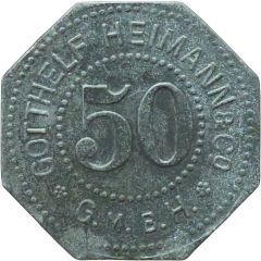 50 Pfennigs - Halle Gotthelf Heimann & Co G.M.B.H.