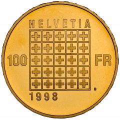 100 Francs Swiss federal constitution
