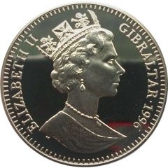 1 Crown - Elizabeth II Shag Birds, Silver Proof