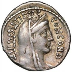 Denarius Aemilia: Lucius Æmilius Lepidus Paullus