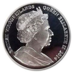 10 Dollars - Elizabeth II John F. Kennedy, Piedfort