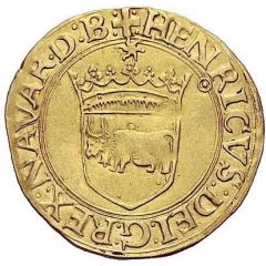 Gold Ecu - Henry I of Albret