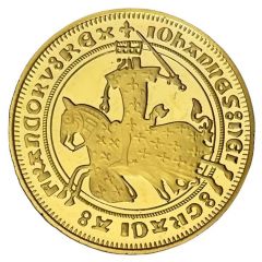 Reproduction - Golden Franc `on horseback`
