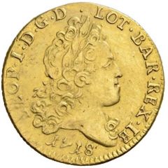 1/2 Gold Leopold - Leopold I shield with 3 alerions