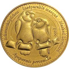 Monnaie de Paris Tourist Token - Z1Zoo Afrique - Inséparable masqué