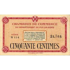 50 Centimes - Chambre de commerce du Puy de Dôme [63]