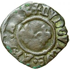 Denier Tournois - Louis XI 1st issue, without trilobe