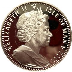 1 Crown - Elizabeth II Somali Cat, Silver Issue