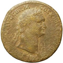 Sestertius - Domitian S C, Pax