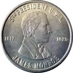Token - Reader's Digest History of U.S. Presidents James Monroe