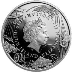 1 Dollar - Elizabeth II Aerial Screw