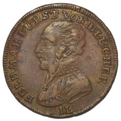 Rechenpfennig - Feldmar Fürst von Blücher